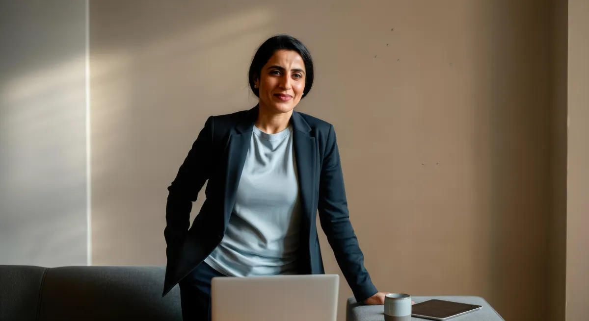 Coach e cliente conversando juntos